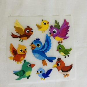 Mini Birds Heat Transfer Patch