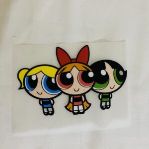 Powerful Puff Girls Mini Heat Transfer Patch