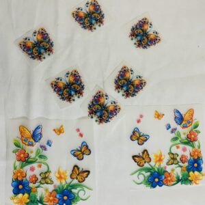 Flower Deal Heat Transfer Patch