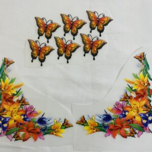 Flower Deal Heat Transfer Patch