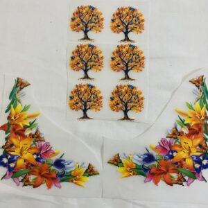 Flower Deal Heat Transfer Patch