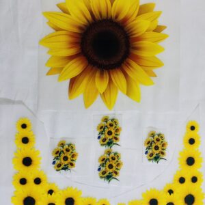 Flower Deal Heat Transfer Patch