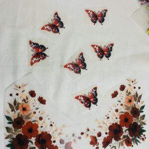 Flower Deal Heat Transfer Patch