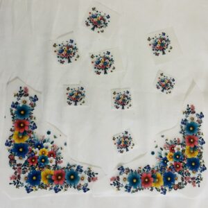 Flower Deal Heat Transfer Patch