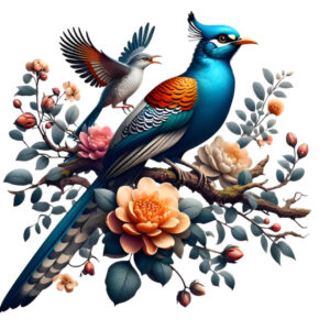 Bird Heat Transfer Sticker