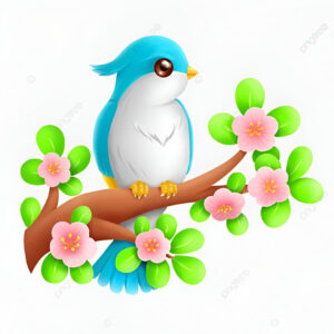 Bird Heat Transfer Sticker