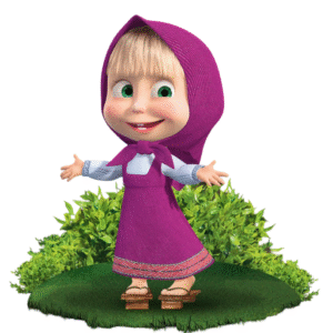 Masha Heat Transfer Sticker