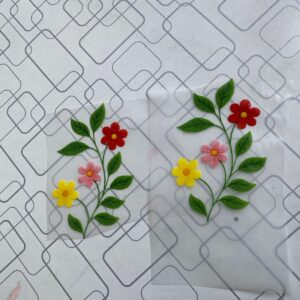 Flower Heat Transfer Patch