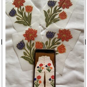 Beautiful Flower Set Heat Transfer Patch