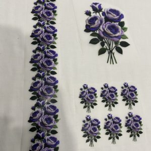 Flower Deal Heat Transfer Patch