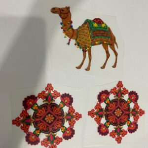 Camel or Bunches Heat Transfer Patch